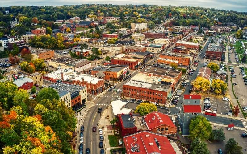 Birds eye of a city800x500